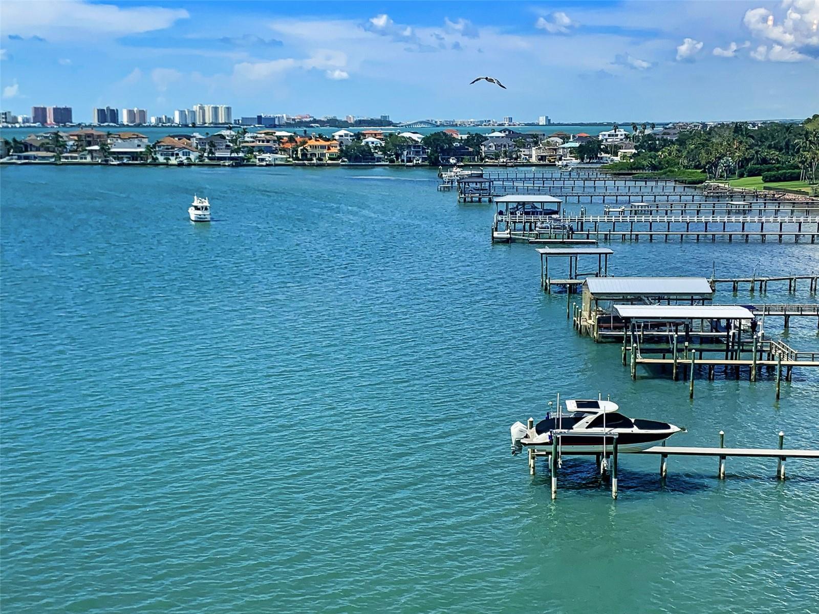 Bay view from condo