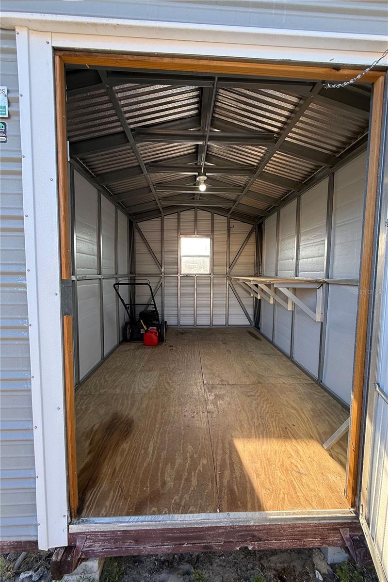 Aluminum Shed with electric