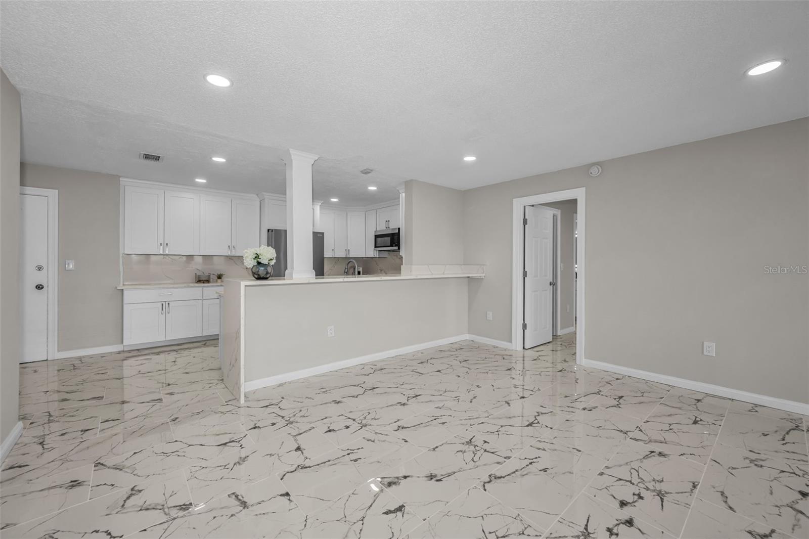 Open Plan to dining