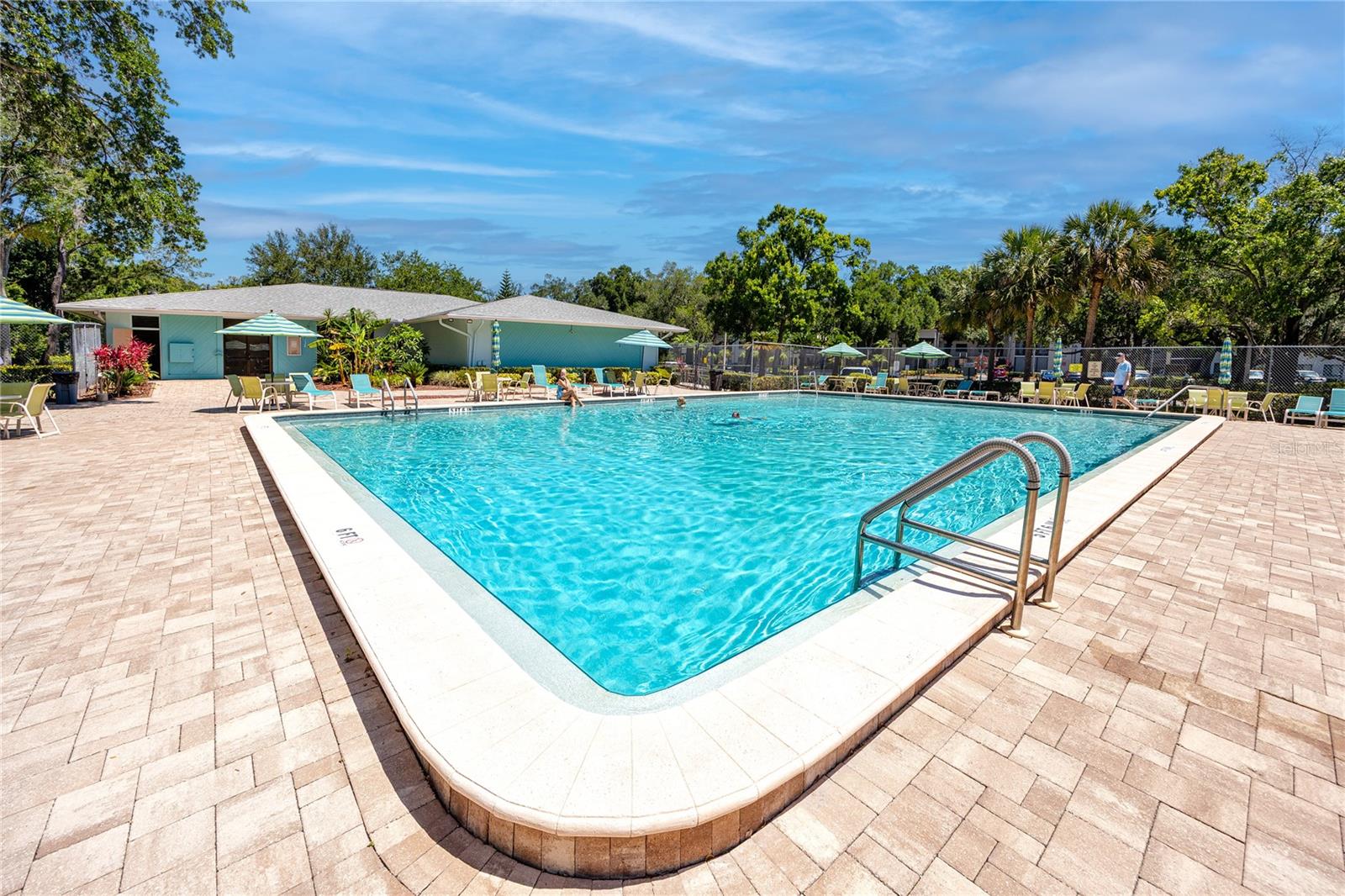 Recreation Center Pool Area, Fox Chase Condos, Palm Harbor, FL 34683