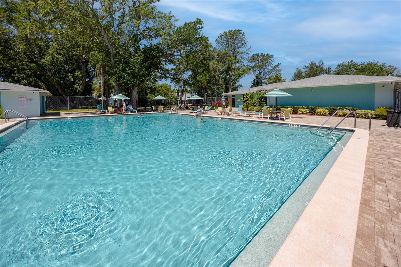 Recreation Center Pool Area, Fox Chase Condos, Palm Harbor, FL 34683