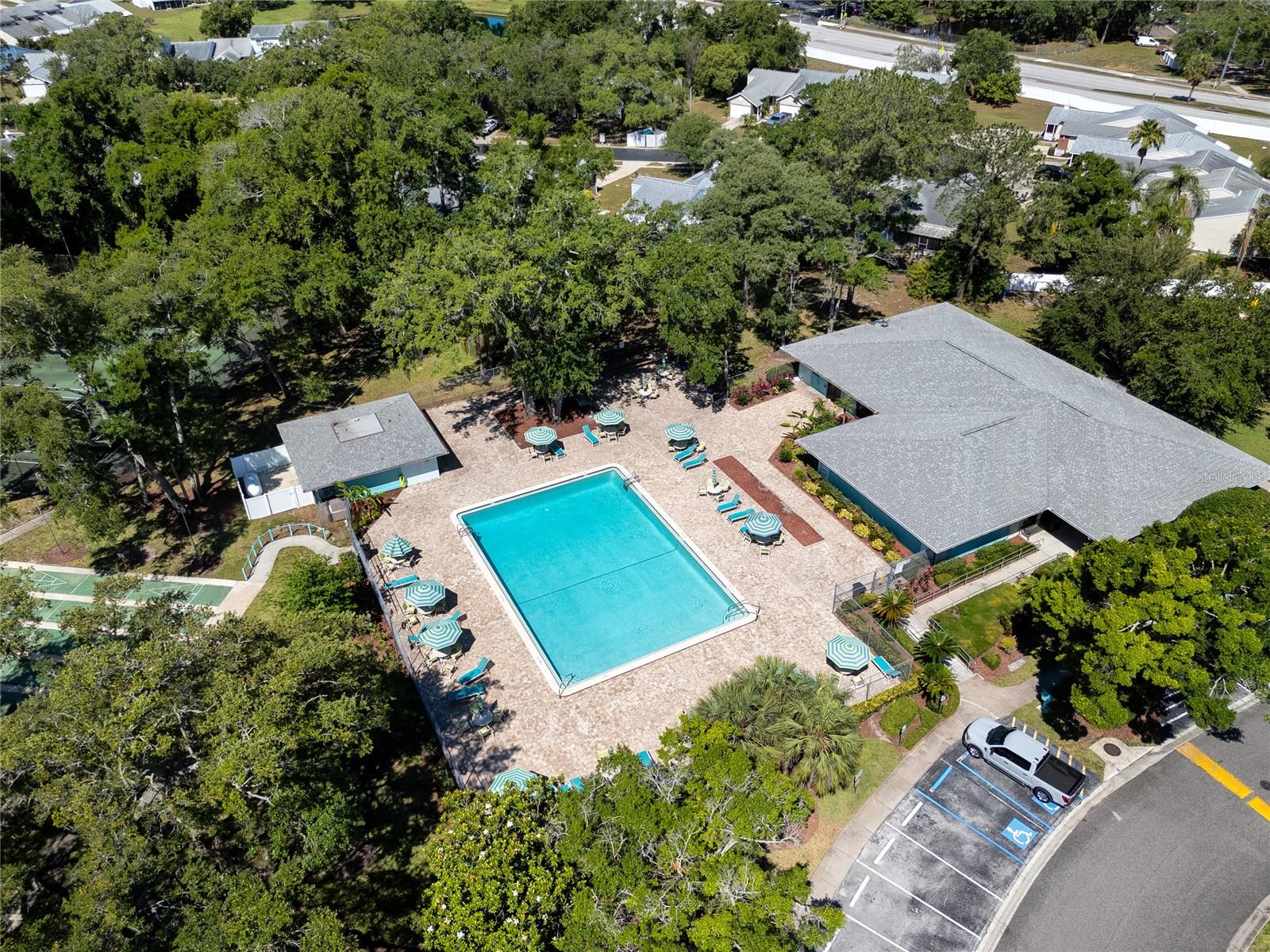 Aerial View of Fox Chase Recreation Center, Palm Harbor, FL 34683