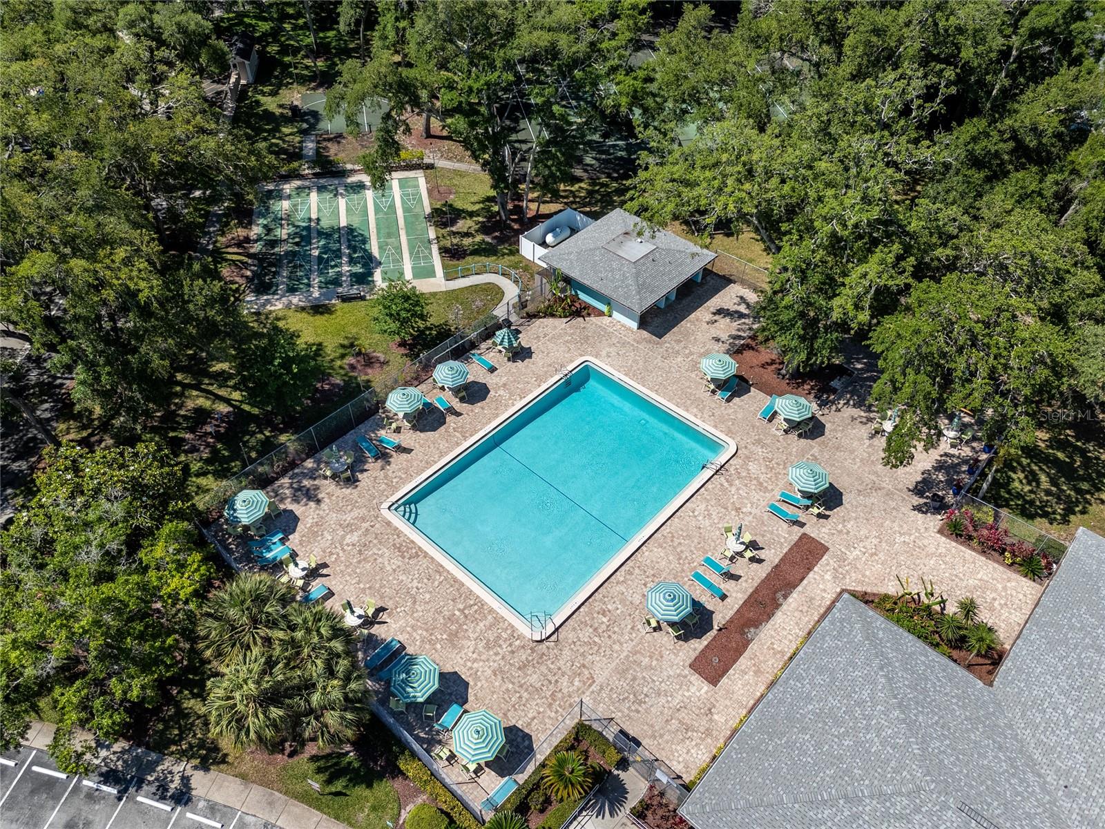 Aerial View of Fox Chase Recreation Center, Palm Harbor, FL 34683