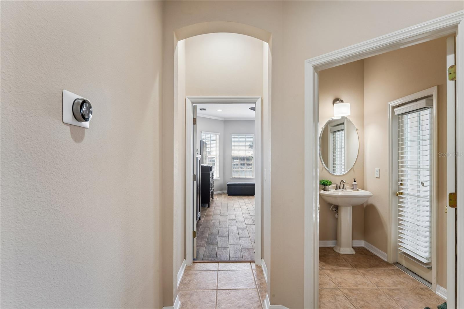 Powder Bath next to Primary bedroom
