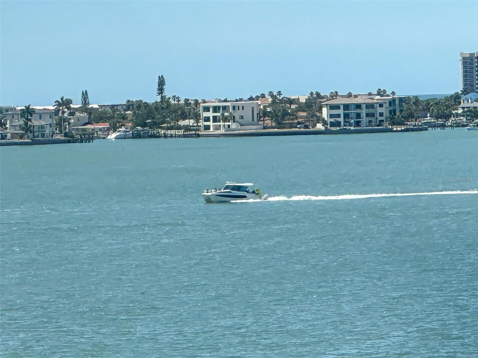 See boats go by