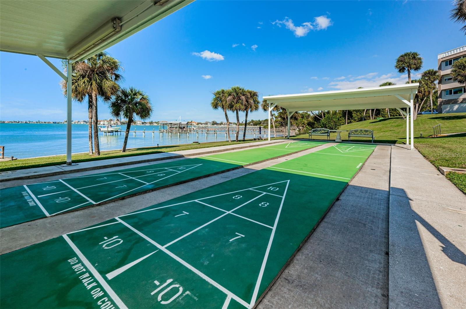 Shuffle Board with a view