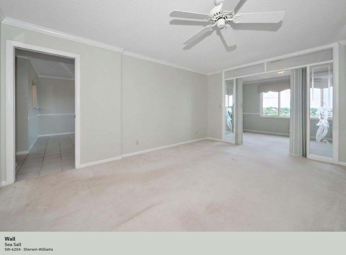 Bedroom actual wall color