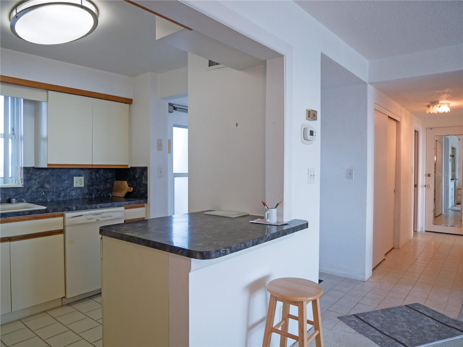 Kitchen + Hallway