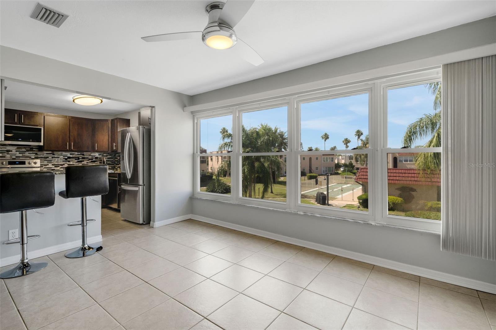 Florida Room, Breakfast Bar and Kitchen