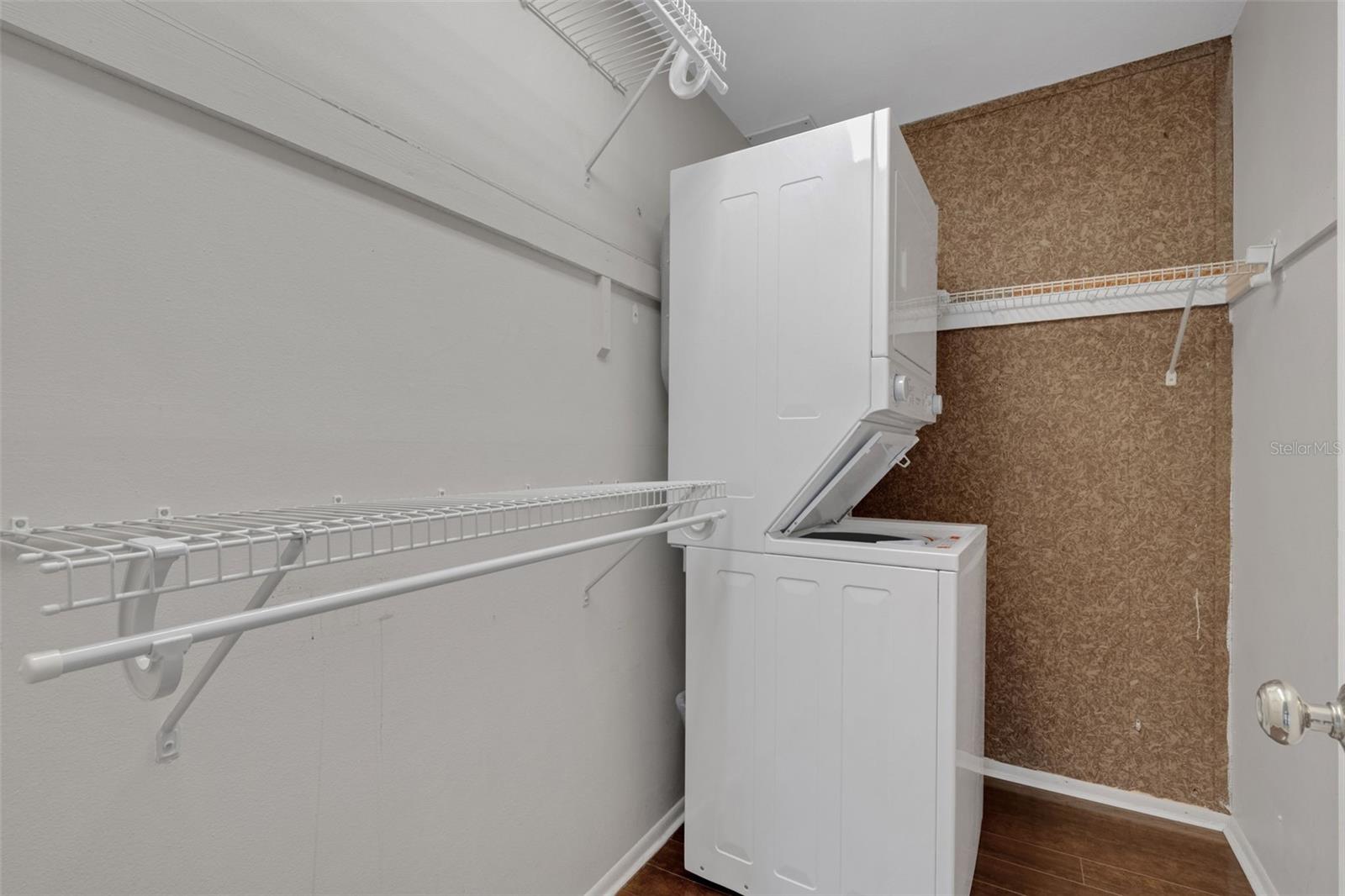 Washer/Dryer in Primary Bedroom Closet