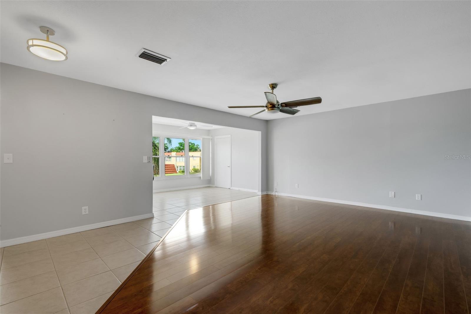 Living Room Open to Florida Room