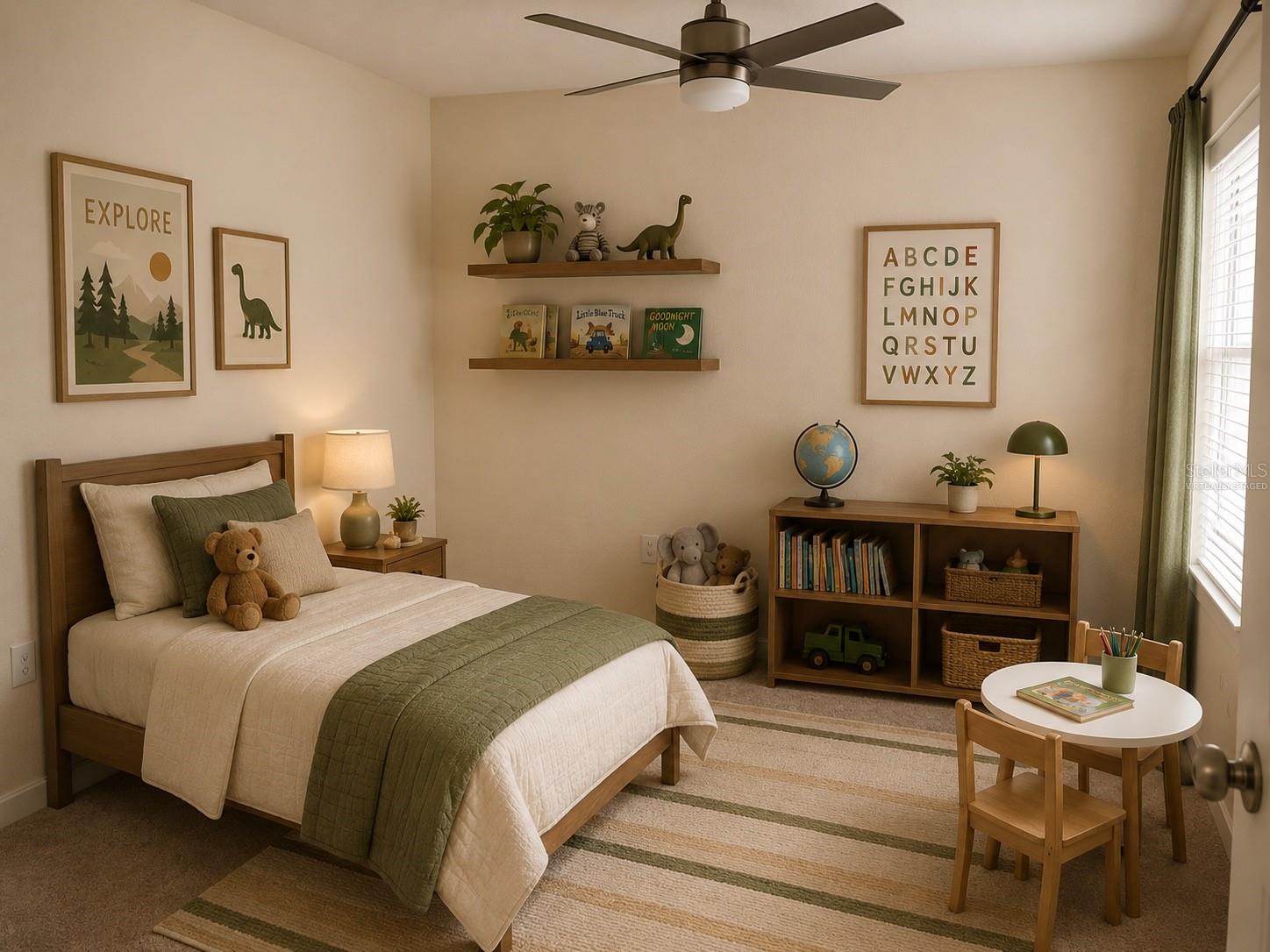 virtually staged bedroom 3