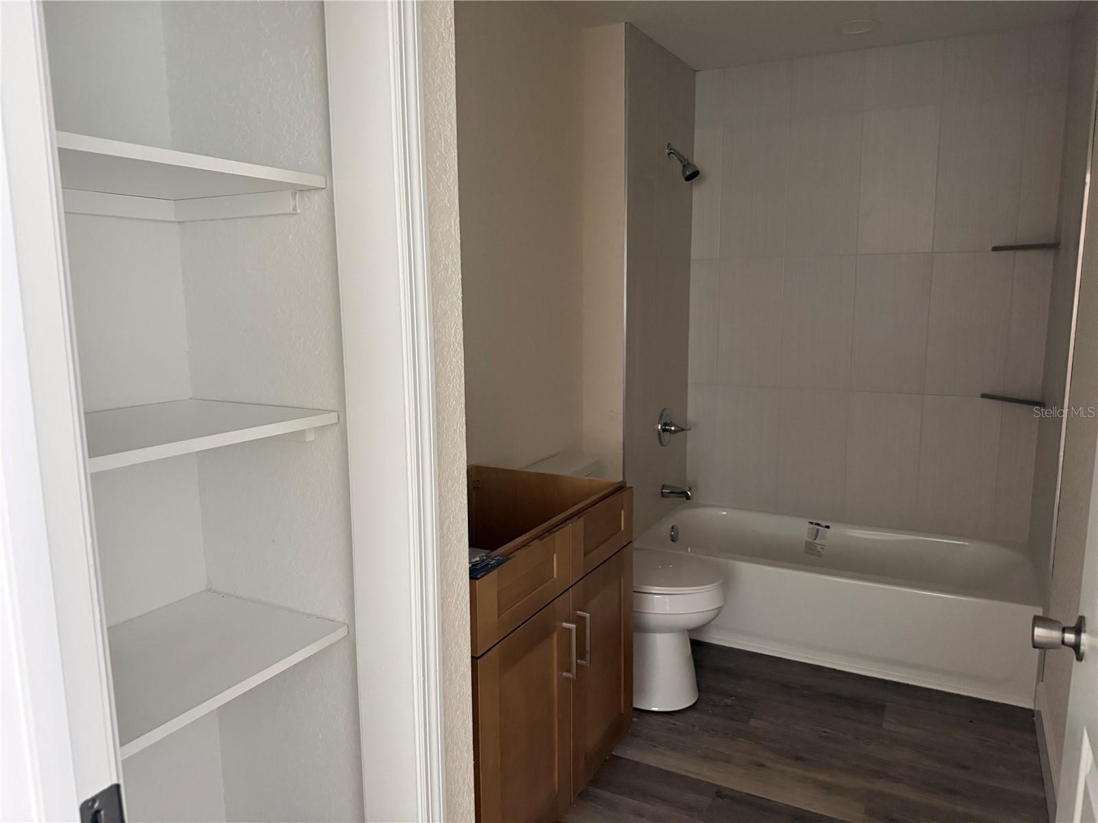 hall bath - unfinished