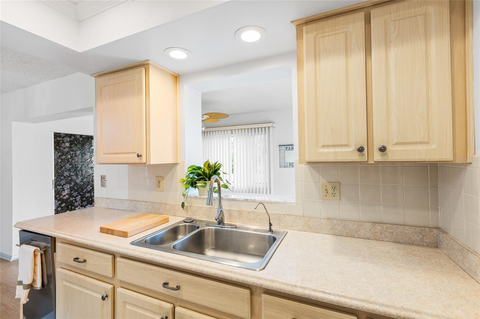 Double Sink W/Disposal