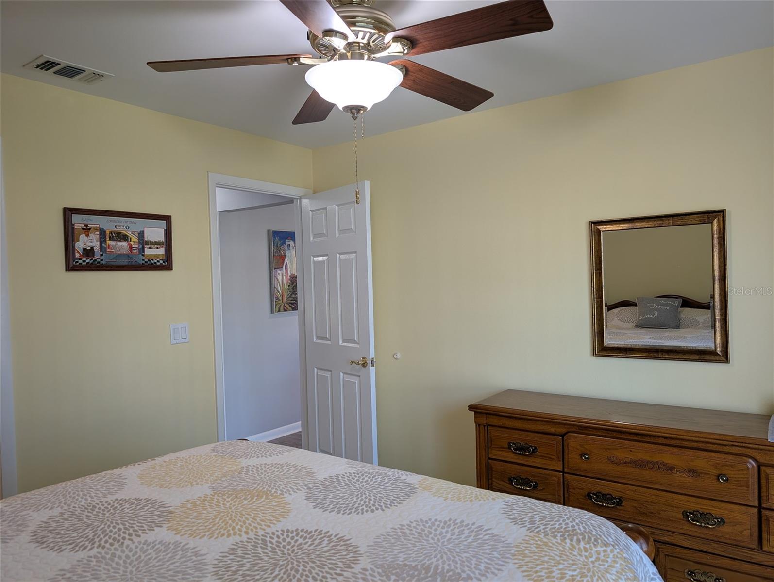 Entry into guest bedroom.