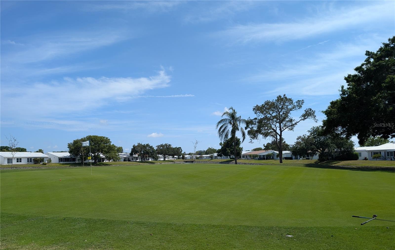 Beautiful 18-hole public golf course.  Fees are not included in maintenance fees.