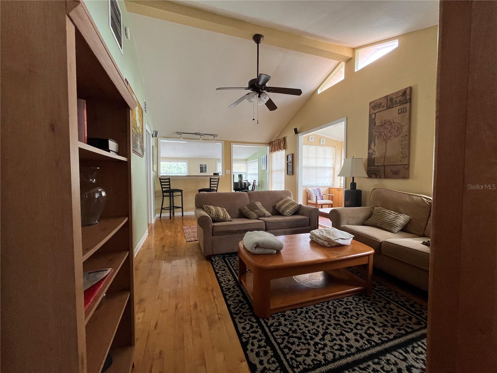 Second floor living room.
