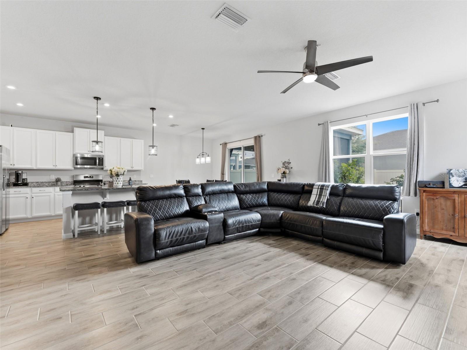 Open concept plan