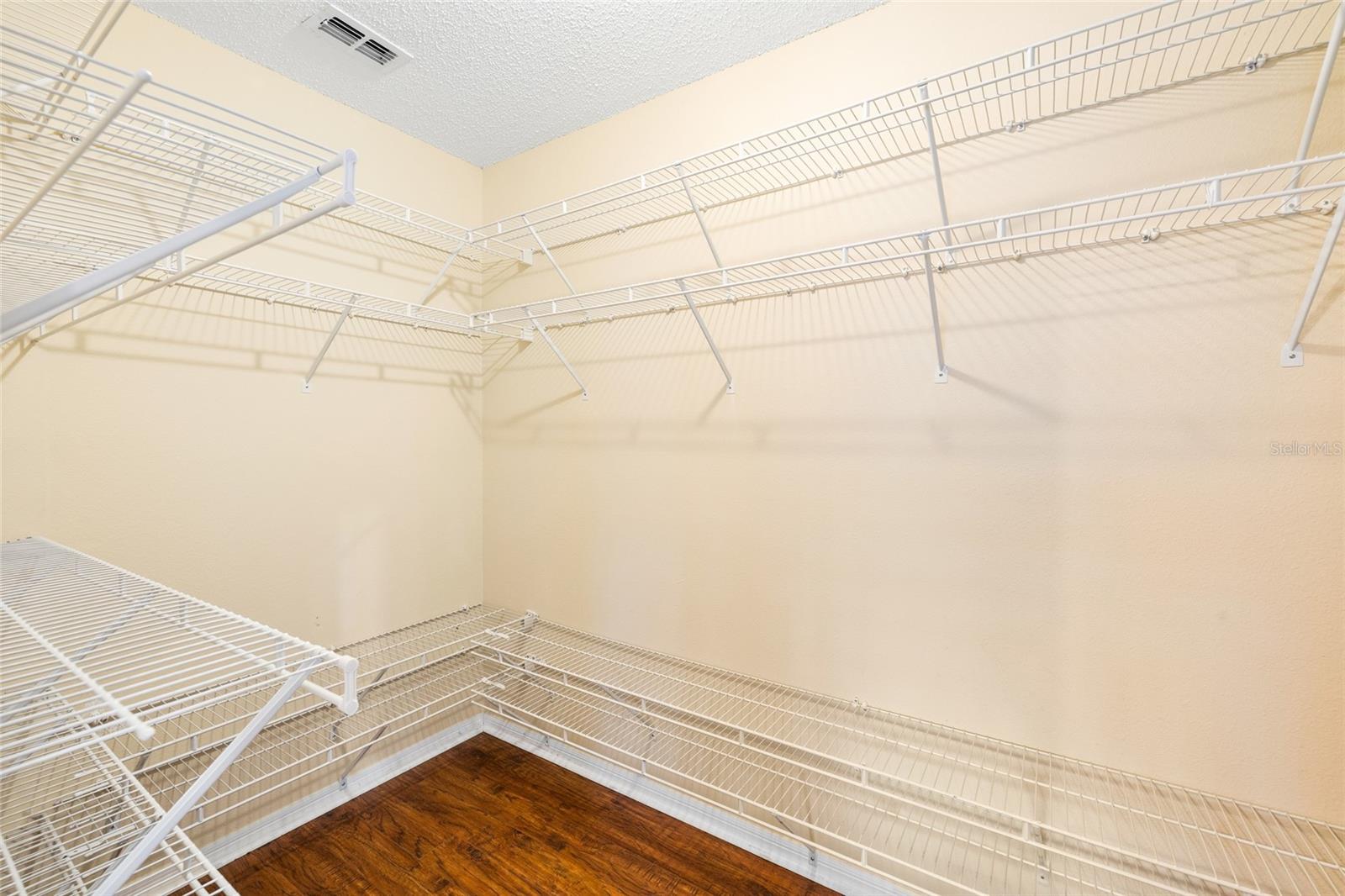 Walk in Closet (primary bedroom)!