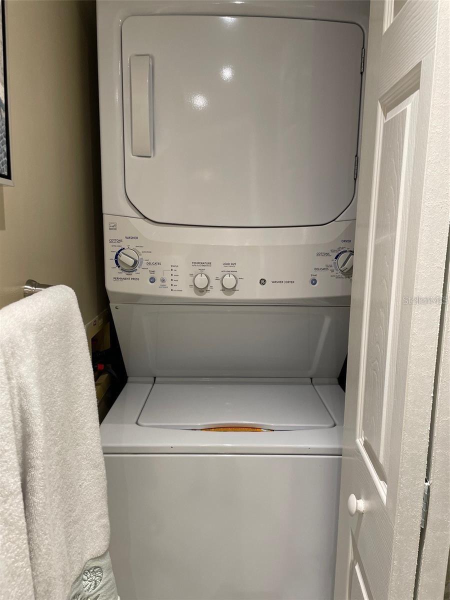 Washer and dryer closet