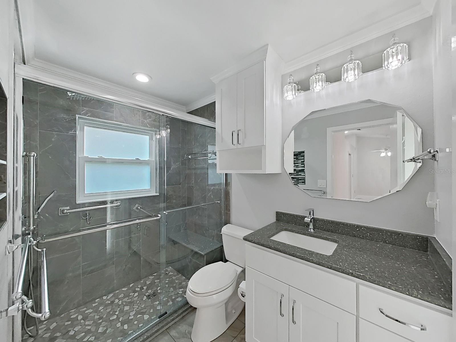 This is the luxurious Pool Bath!
