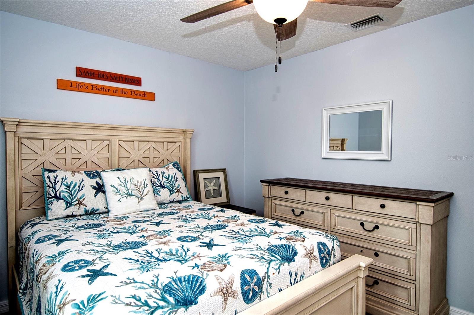 Beautiful coastal vibe guest bedroom
