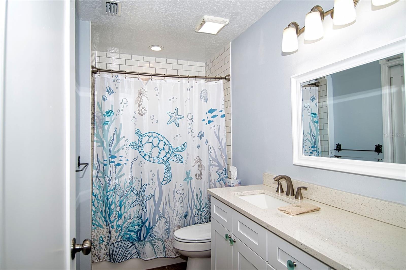 Master Bath w/tub & shower combination