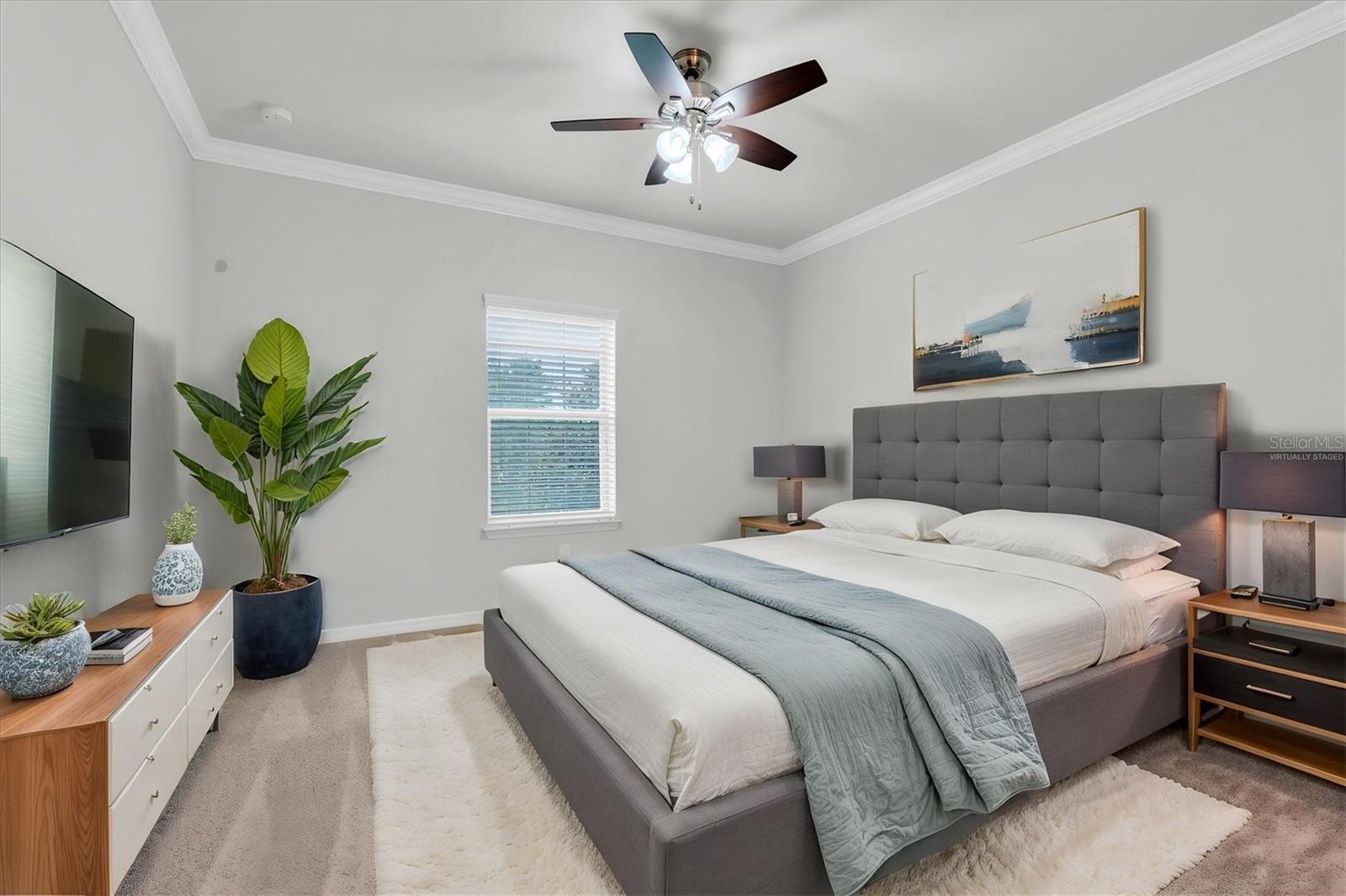 Guest room- Virtually staged