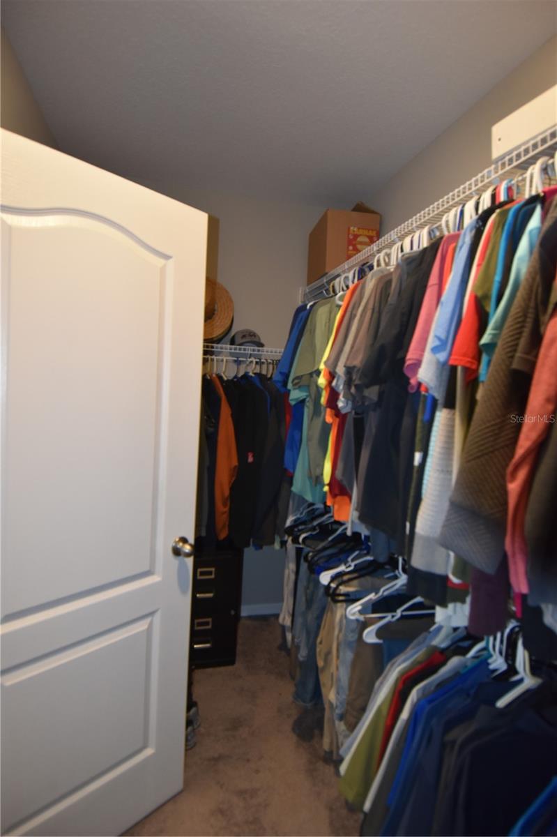 Primary closet
