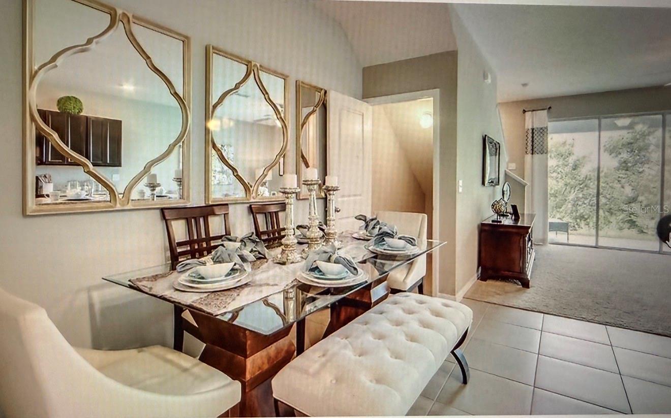 OWNER'S PICTURE OF DINING AREA