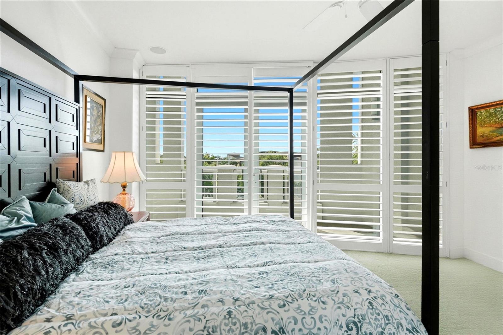 Guest bedroom with large balcony
