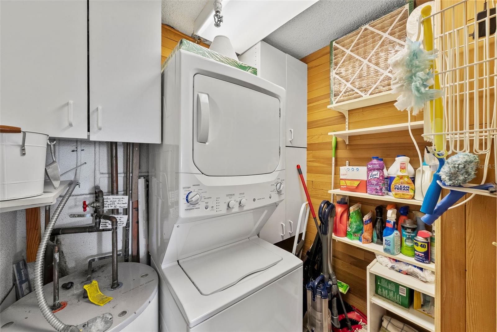 Laundry and storage closet