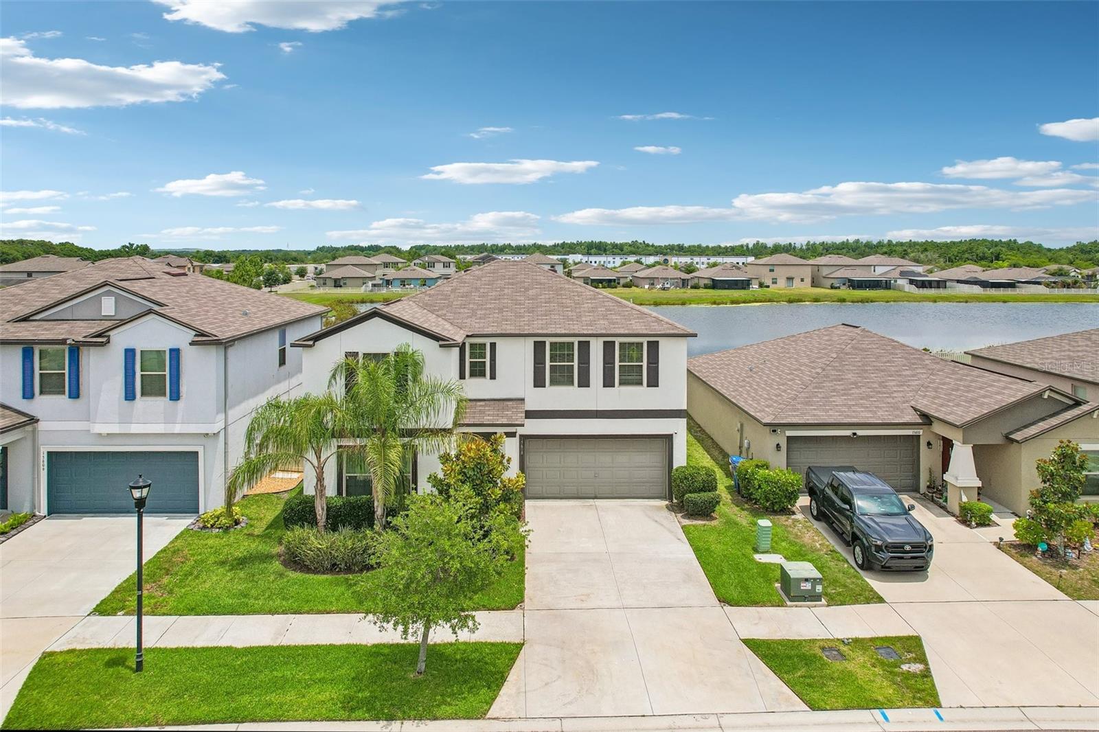 AERIAL OF FRONT OF PROPERTY