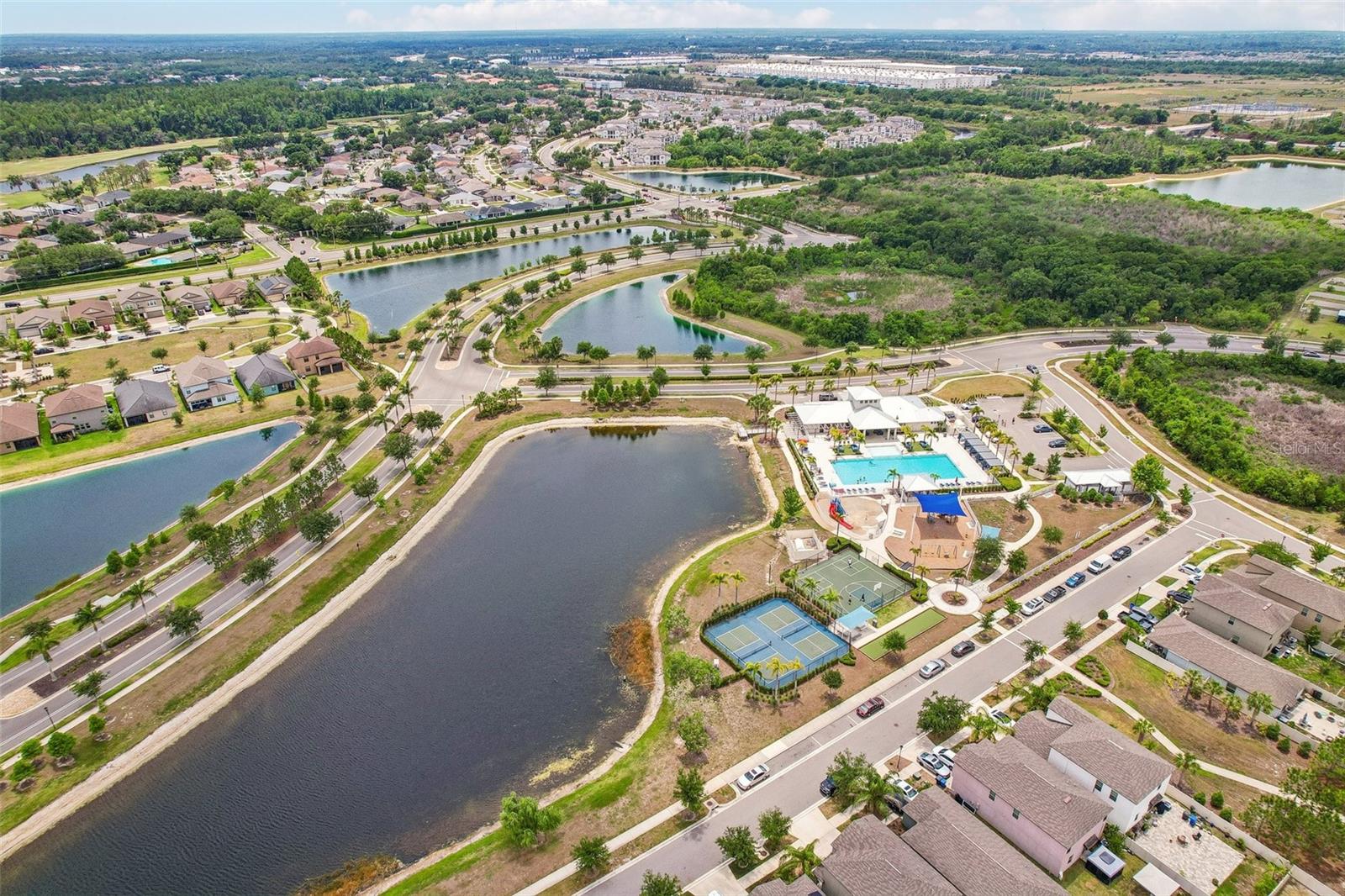 AMENITY AERIAL OVERVIEW OF AMENITY CENTER