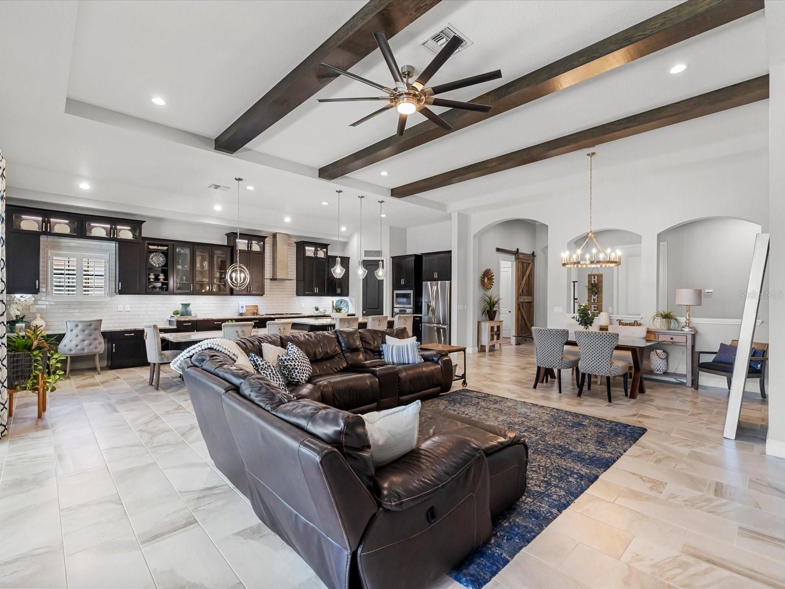 Open floor plan