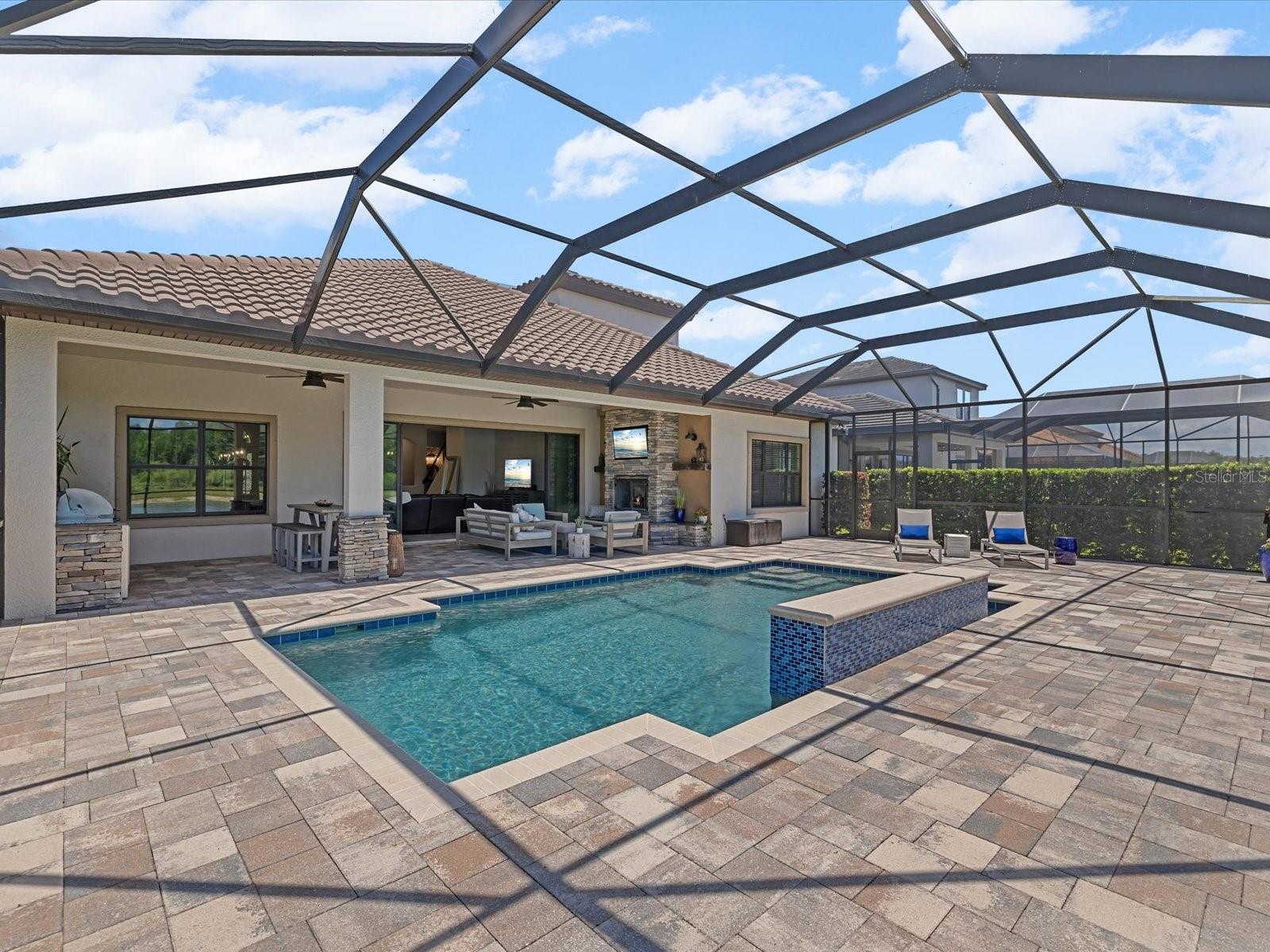 Pool with lots of deck space