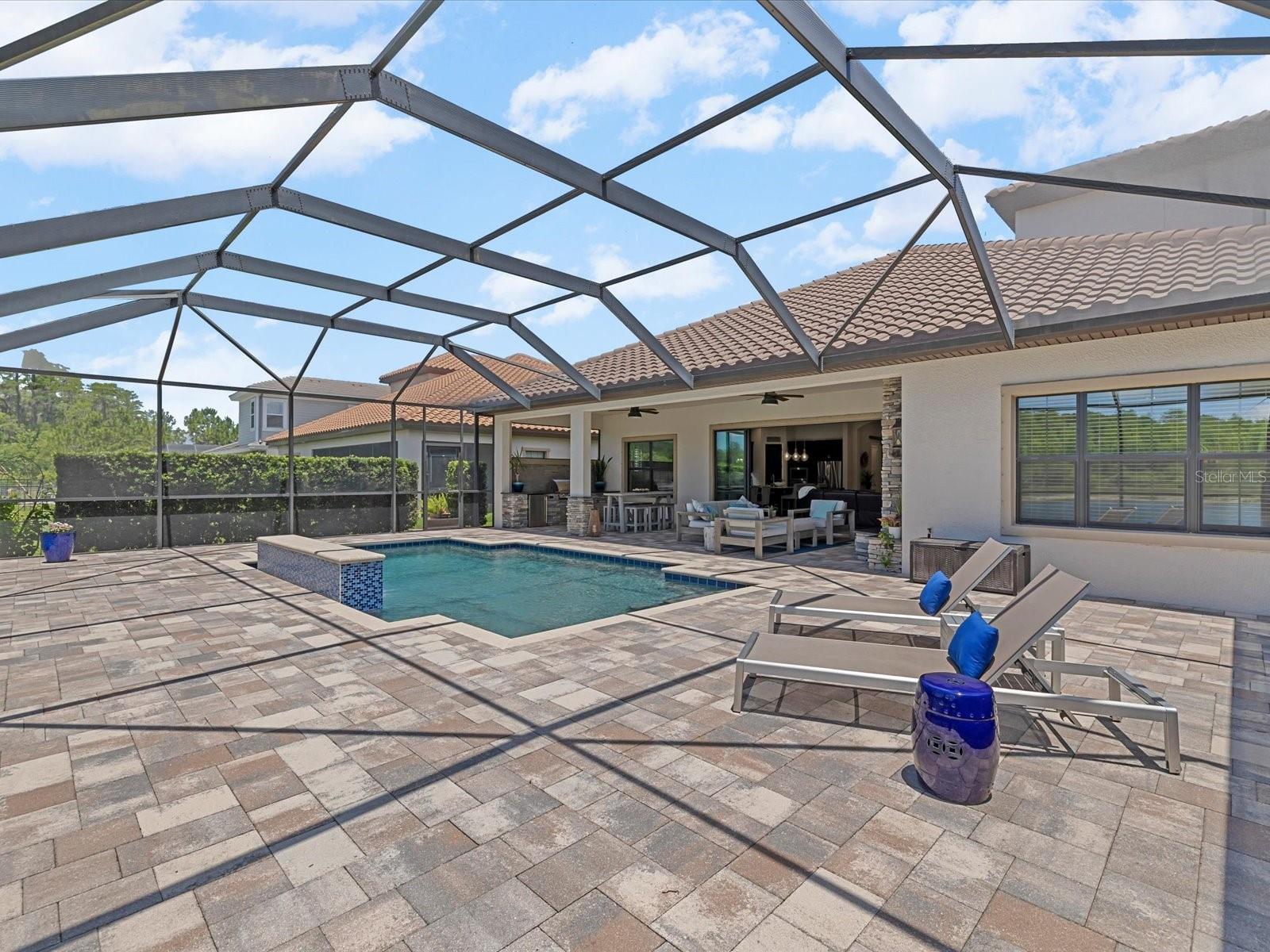 Pool with lots of deck space