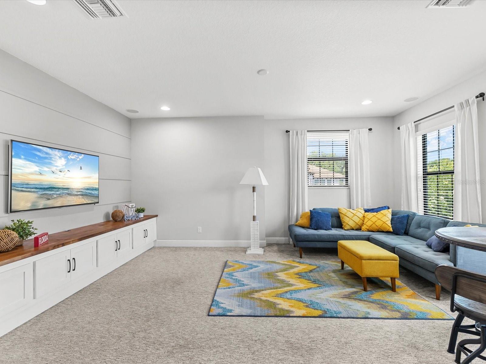Upstairs bonus room