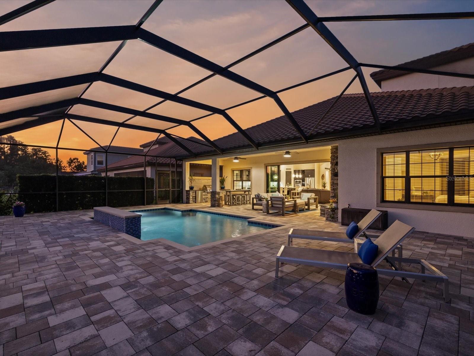 Large lanai area