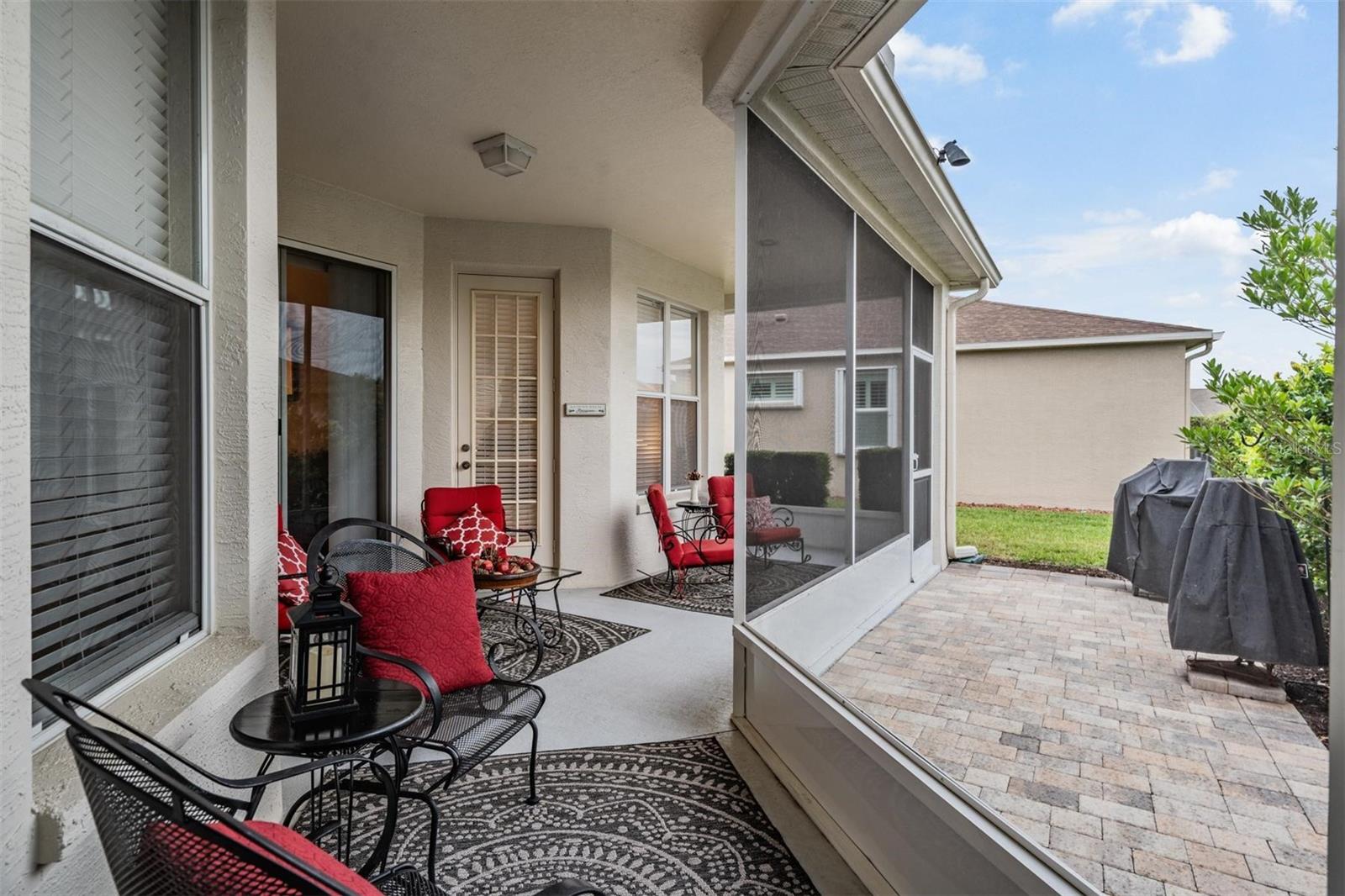 Pavered patio is a great touch!