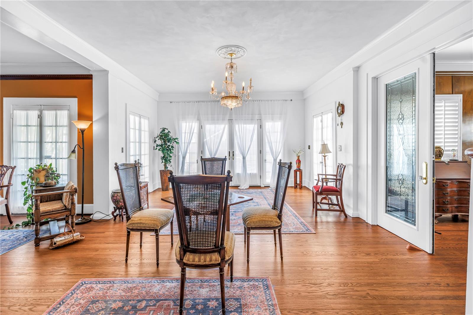 High ceilings welcome you home