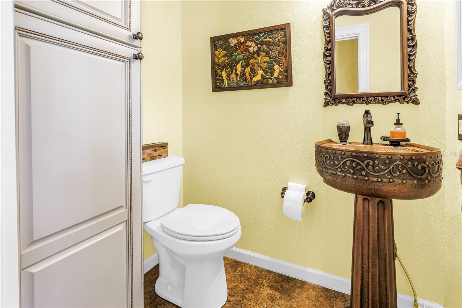 Updated half pool bath