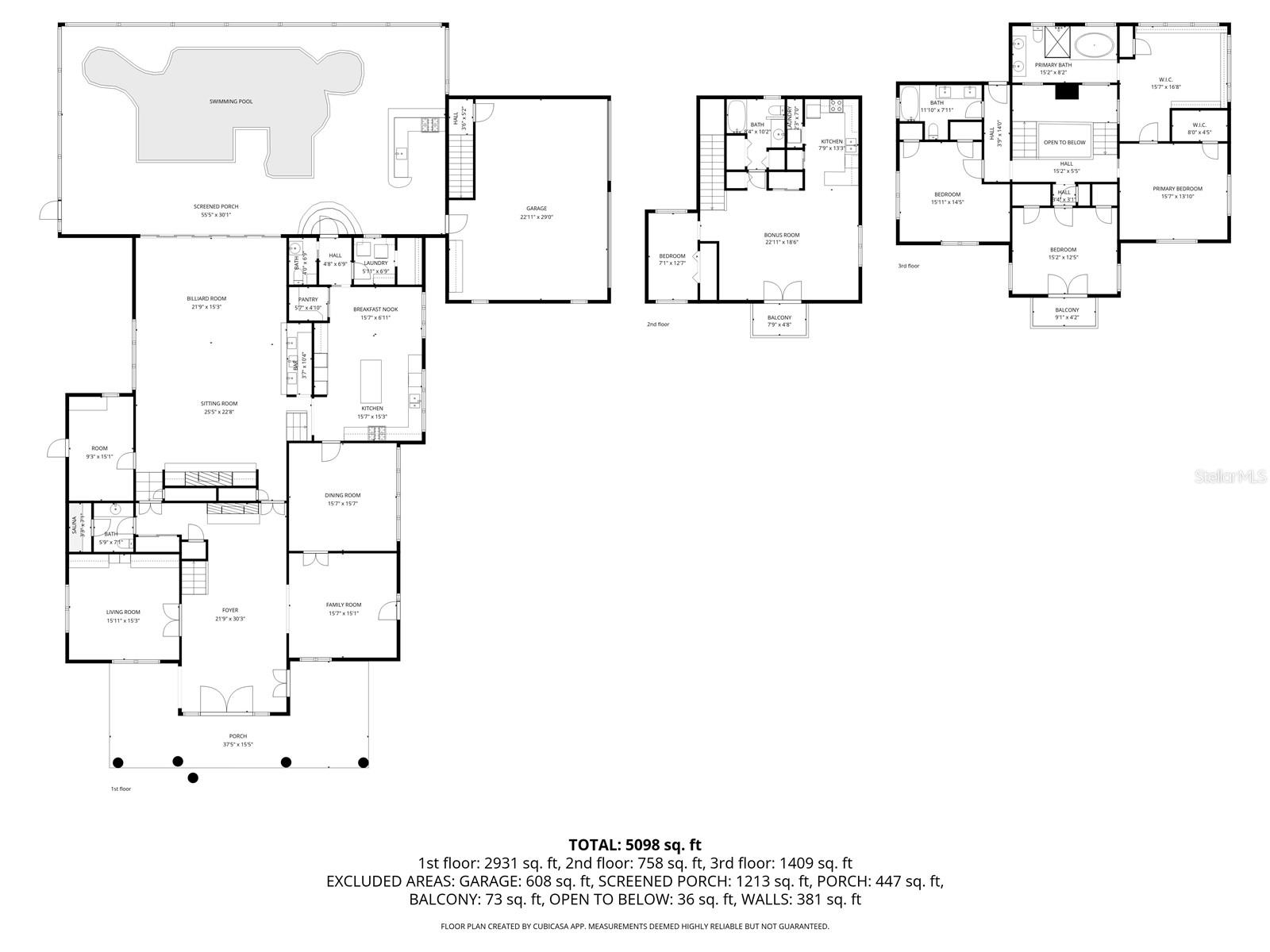 Whole property floor plan