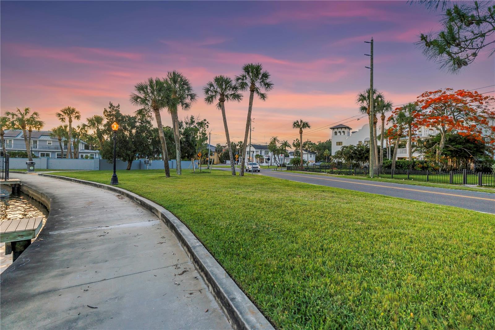 view of estate from bayou