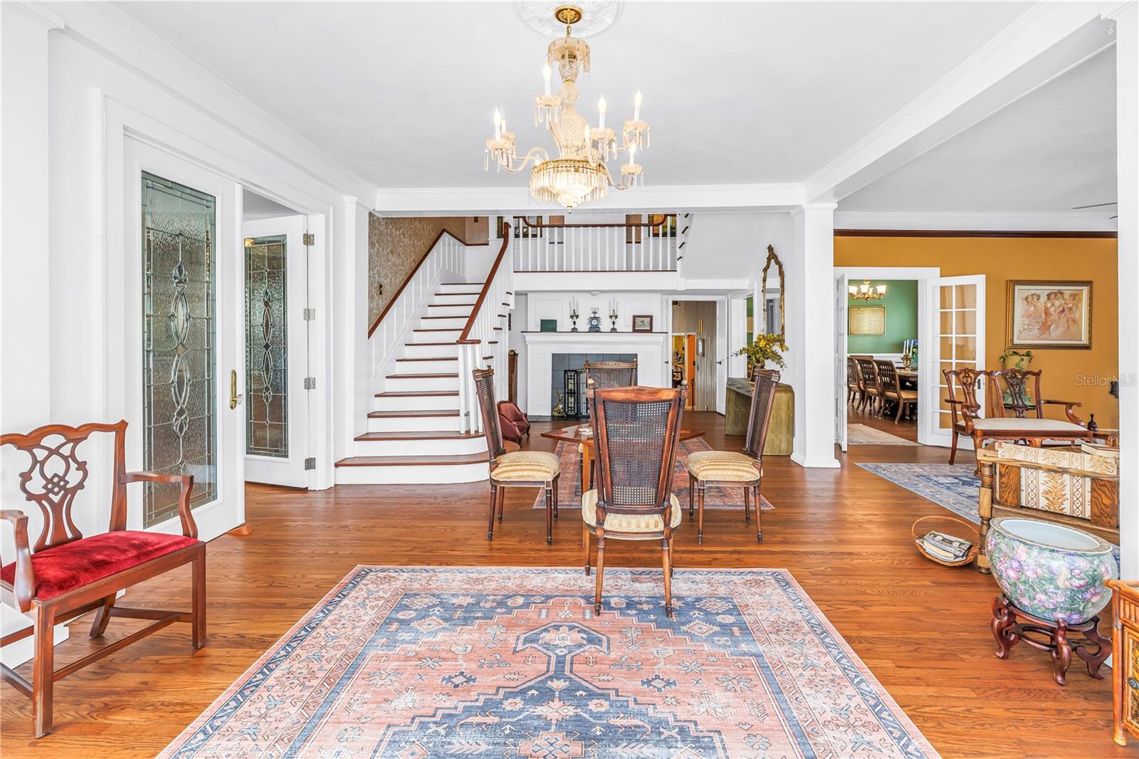 Grand welcoming entryway