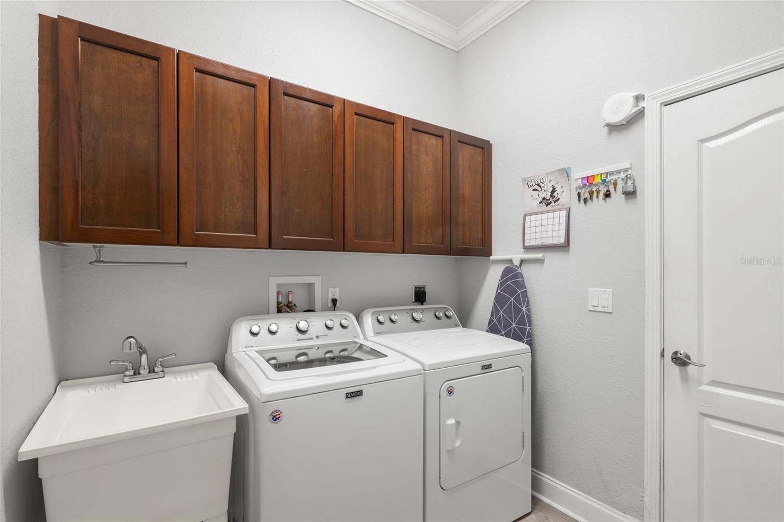 indoor laundry