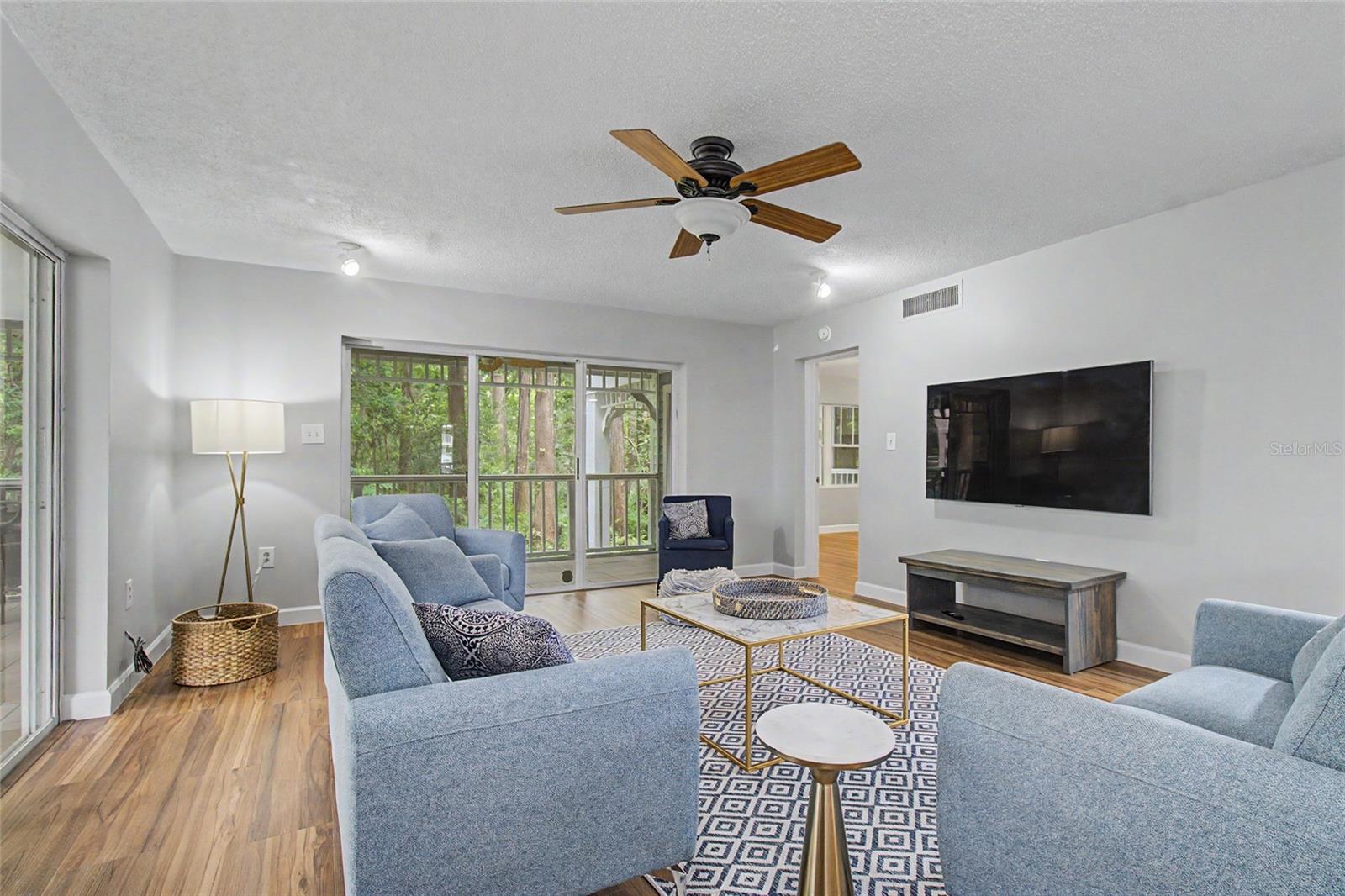 Living Room with Gorgeous Nature Views!