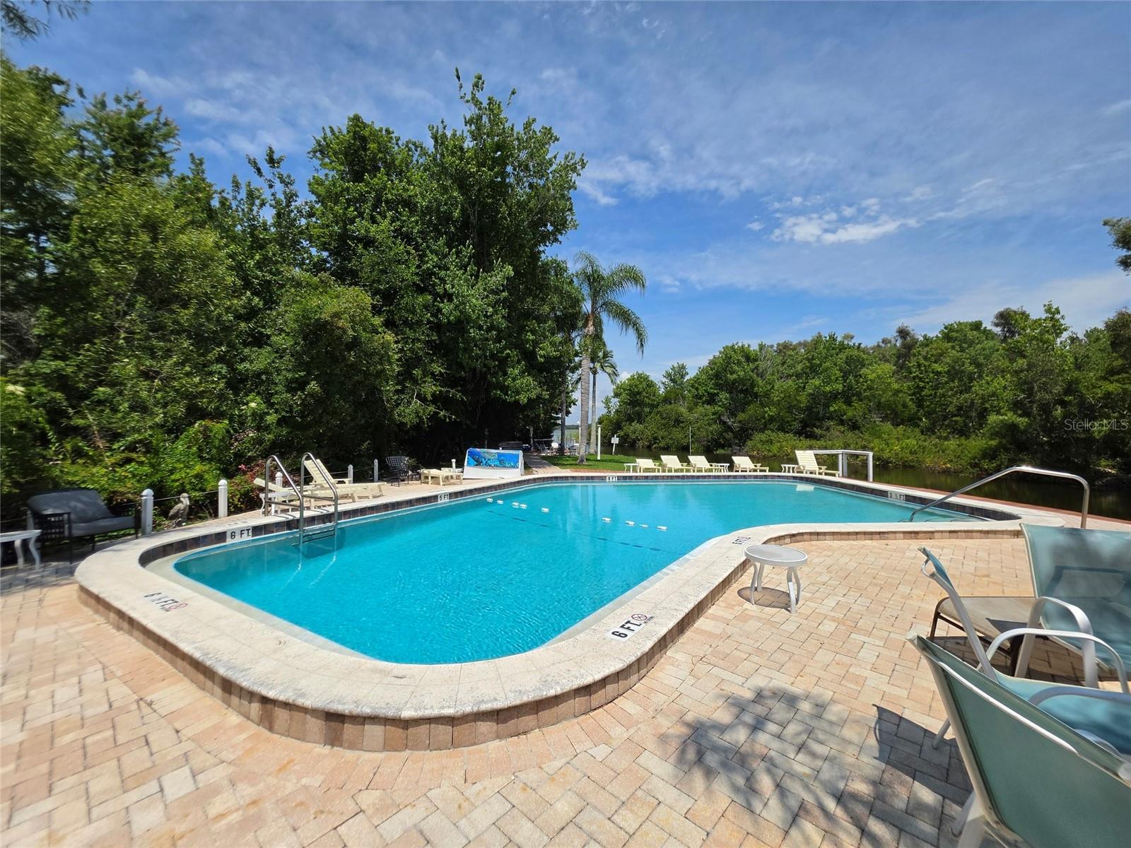 Pool on Lake Tarpon