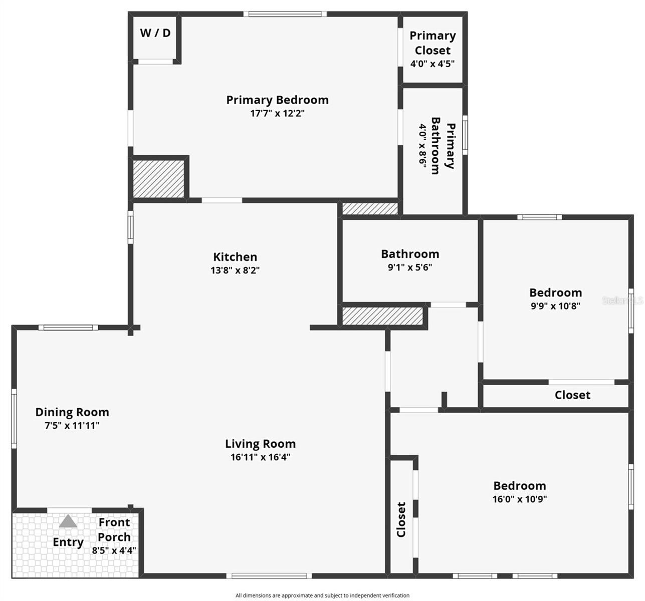 Floorplan - 1202 heated square feet