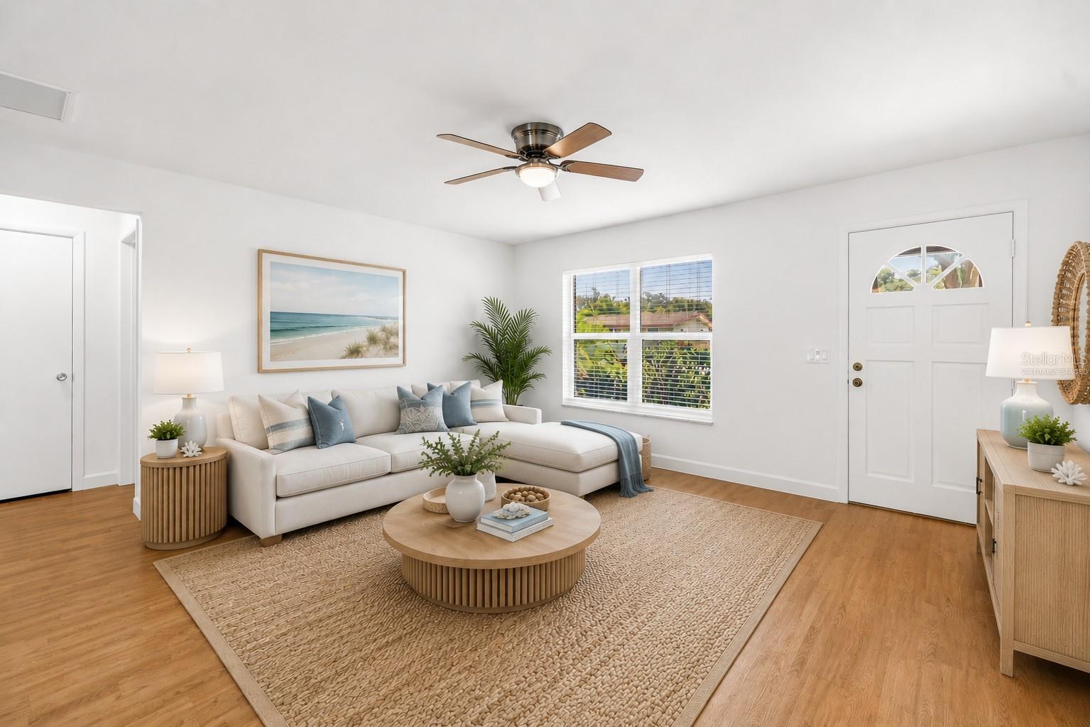 Living Room Virtually Staged